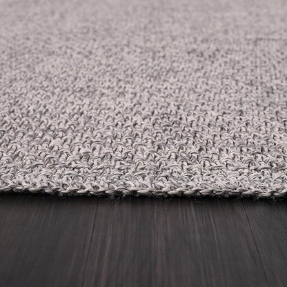 Easy Jute Runner Rug 2x7 Indoor Outdoor Natural Rugs Solid Fiber Rug Woven Area Rug Boho Easy Clean Inside Carpet for Living Room Bedroom Dining Room Hallway or Outdoor Patio Porch (2 X 7 Silver)