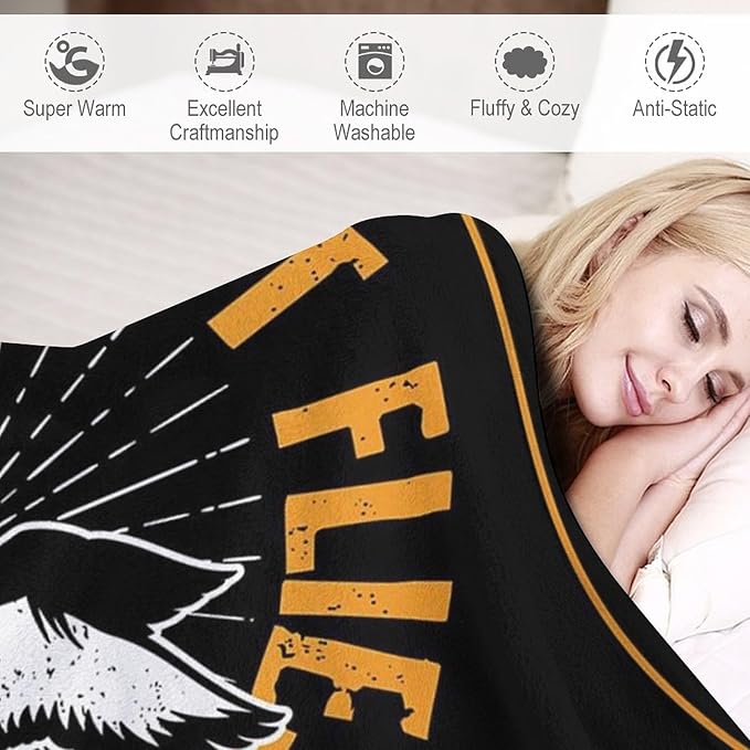 Goose Hunting Blanket Hunting Gifts for Men Goose Hunting Accessories Hunting Throw Blanket for Adults Soft Warm Cozy Fleece Blanket for Couch Sofa Bed 50"x60"