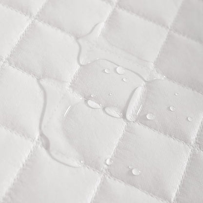 NTBAY 2 Pack Waterproof Mini Crib Mattress Protector, Quilted 24"x38" Fitted Mattress Cover - Machine Washable - Soft and Breathable Baby Mattress Pad Sheet for Mini Crib and Baby Playards, Yellow
