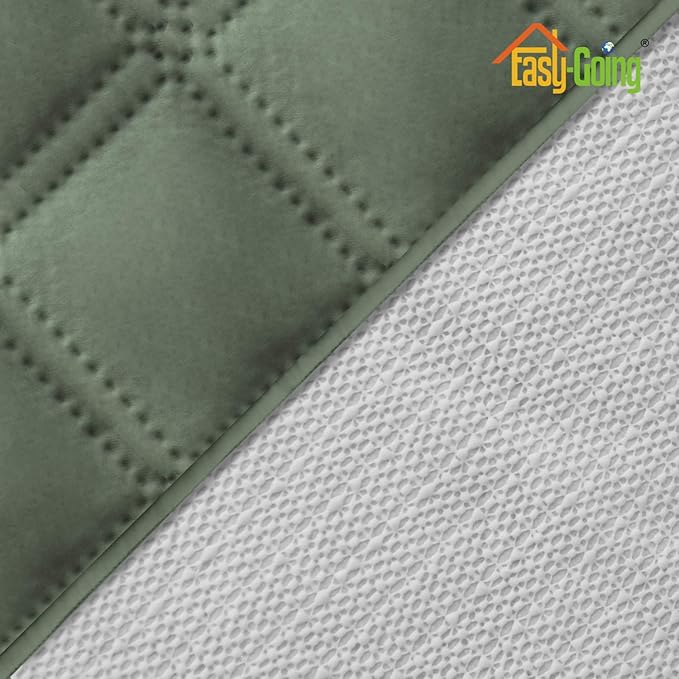 Easy-Going Sofa Slipcover Oversized Sofa Cover Waterproof Couch Cover Furniture Protector Cover Pets Covers Washable Non-Slip Fabric Pets Kids Children (Oversized Sofa, Greyish Green)