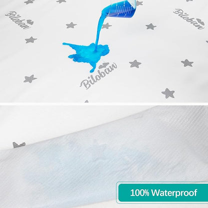 Bassinet Mattress Pad 25 x 36 Compatible with Dream On Me Nest/Zoom Portable/Zodiak, Pamo Babe Portable, Cosco Portable and Baby Trend, Waterproof Breathable Baby Foam with Removable Zippered Cover