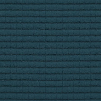Easy-Going Stretch Futon Slipcover Armless Futon Bed Cover Furniture Protector Without Armrests with Elastic Bottom for Kids, Soft Jacquard Fabric Small Checks (Medium, Deep Teal)