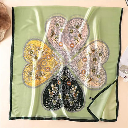 Fashion Scarves Scarf 100% Silk Feeling Scarf Silk Like Scarves Long Lightweight Sunscreen Shawls for Women