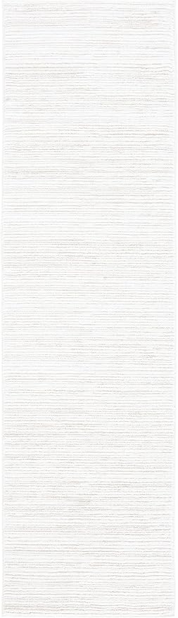 SAFAVIEH Vision Collection Runner Rug - 2'2" x 10', Ivory, Modern Ombre Design, Non-Shedding & Easy to Clean, Ideal for Foyer, Hallway, Bedroom (VSN606J)