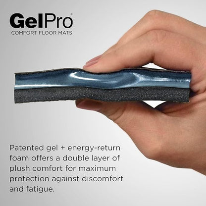 GelPro Elite Premier Gel & Foam Anti-Fatigue Kitchen Floor Comfort Mat, 20" x 48", Basketweave Khaki