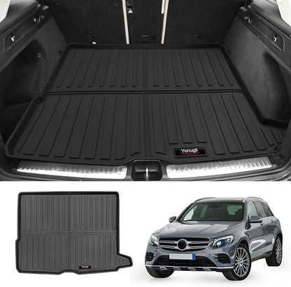 Custom Car Cargo Mats Trunk Liner All Weather TPE Protection Mat Accessories (for 2016-2022 Benz GLC)