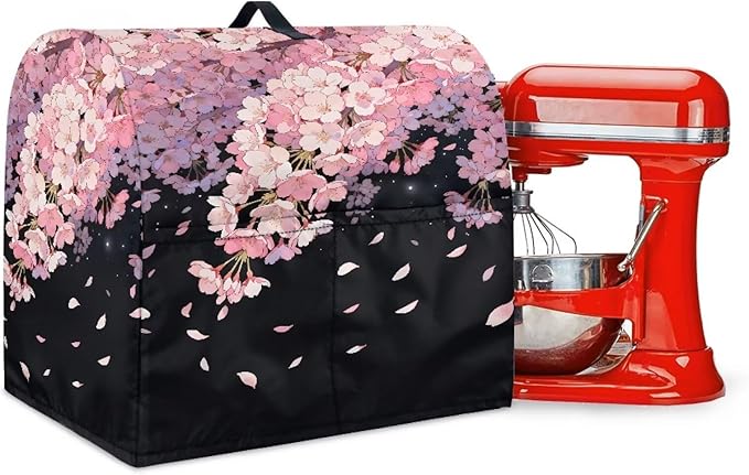 Mixer Dust Covers Cherry Blossom Stand Mixer Covers Protector Dust Cover Marble Design Mixer Cover Kitchen Aid Mixer Covers Accessories Kitchen Decoration
