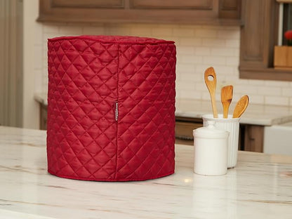Covermates Keepsakes - Coffee Maker Cover - Dust Protection - Stain Resistant - Washable - Appliance Cover, Red