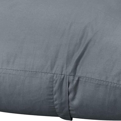 Thmyo 4-Pack 100% Cotton Comfortable Solid Decorative Throw Pillow Case, Square Cushion Cover Pillowcase Sublimation Blank Pillow Covers DIY Throw Pillowcase for Sofa(24x24 inch/ 60x60cm, Dark Grey)