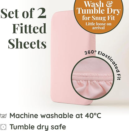 GOTS 100% Organic Bassinet Sheets - Luxurious Turkish Cotton for Halo, SNOO, Dream on Me Karley & Lacy, Delta Children and Simmons Kids City Sleeper Oval or Rectangle Bassinet Bed Pads or Mattresses