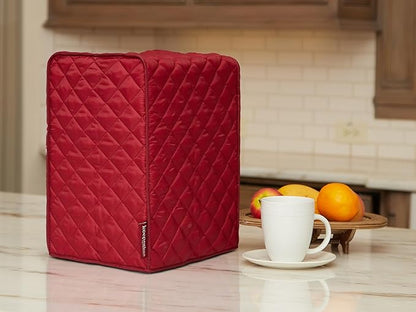 Covermates Keepsakes - Coffee Maker Cover - Dust Protection - Stain Resistant - Washable - Appliance Cover, Red