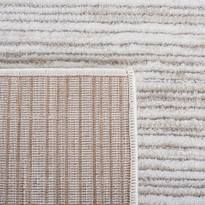 SAFAVIEH Vision Collection Round Rug - 12' Round, Ivory Grey, Modern Ombre Design, Non-Shedding & Easy to Clean, Ideal for Living Room, Bedroom, Dining Space (VSN606K)