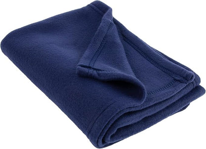 50x60 Throw Blankets, Ultra Soft Hypoallergenic Fleece Fall Throw Blanket for Livingroom, Couch, Chair, Bed, Navy Blue