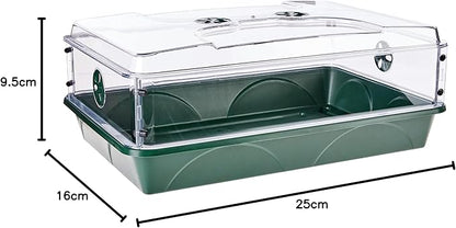 EarlyGrow 93774 Domed Propagator, 1 Height Extender, Green