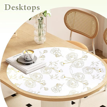 Shelf Liners for Kitchen Cabinets 17.5in x 20FT Non Adhesive Drawer Liner Gold Floral Thickened Shelf Liner Paper Strong Non-Slip Easy to Clean for Tool Box Refrigerator with Knife and Tape Measure