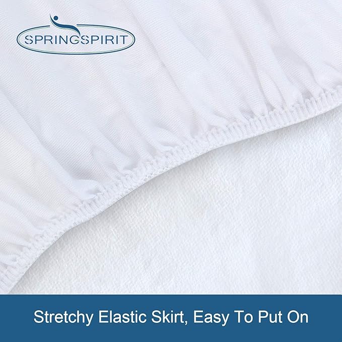 2 Pack Full Size Mattress Protector Waterproof Mattress Topper Cover Full Fitted Sheets up -14'' Breathable & Noiseless Mattress Protector Machine Washable