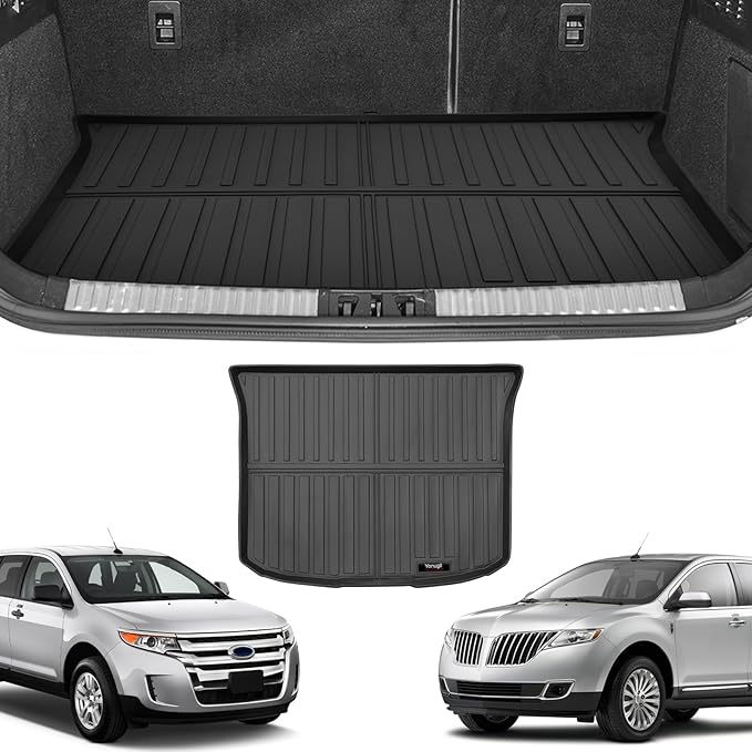 Custom for 2007-2014 Ford Edge/2007-2015 Lincoln MKX Cargo Mats Trunk Liner All Weather TPE Protection Mat Accessories (for 2007-2014 Ford Edge/2007-2015 Lincoln MKX)