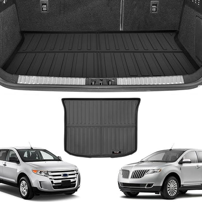 Custom for 2007-2014 Ford Edge/2007-2015 Lincoln MKX Cargo Mats Trunk Liner All Weather TPE Protection Mat Accessories (for 2007-2014 Ford Edge/2007-2015 Lincoln MKX)