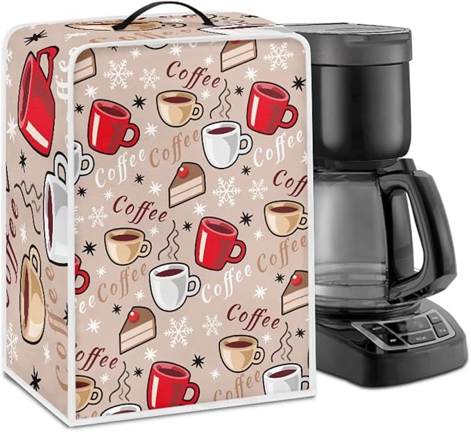 Coffee Maker Cover - Dust Protector Washable - Small Kitchen Appliance Mixer Machine Covers