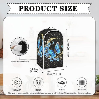Snowman Pattern Blender Dust Cover, Stand Mixer or Coffee Maker Appliance Cover, Anti Fingerprint Polyester Dust Proof Stain Resistant for Blender Home Kitchen
