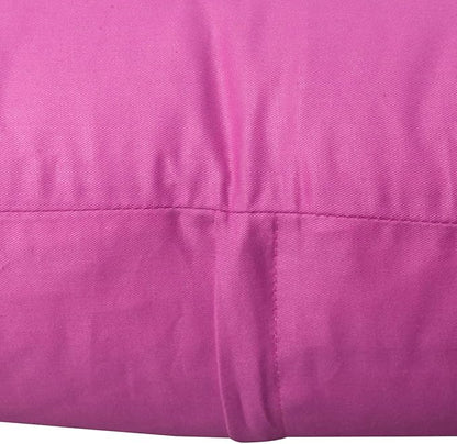 Thmyo 4-Pack 100% Cotton Comfortable Solid Decorative Throw Pillow Case, Square Cushion Cover Pillowcase Sublimation Blank Pillow Covers DIY Throw Pillowcase for Sofa(20x20 inch/ 50x50cm,Rose red)