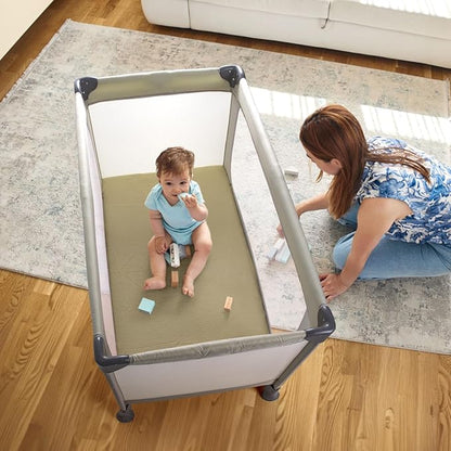 lulumoon Pack N Play Sheets: Soft & Breathable Playard Sheets for Boys and Girls - Fitted for Most Pack N Play and Playard Mattress