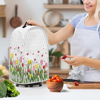 Tulip Flower Blender Cover Kitchen Home Decor Appliance Cover Dust Protection Kitchen Blender Protective Cover Anti-Stain and Anti-Static