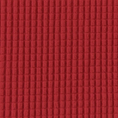 Easy-Going 6 Pieces Recliner Loveseat Stretch Sofa Slipcover Sofa Cover Furniture Protector Couch Soft with Elastic Bottom Kids, Spandex Jacquard Fabric Small Checks Christmas Red