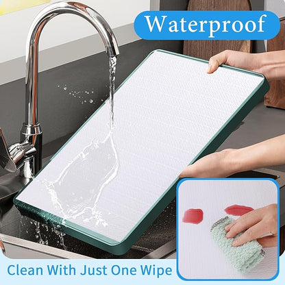 Drawer and Shelf Liner for Kitchen Cabinet: 12 in X 20 Ft Non Slip Waterproof Shelf Paper Non Adhesive Refrigerator Liners White Easy Liners for Bathroom Cupboard with Knife Tape Measure