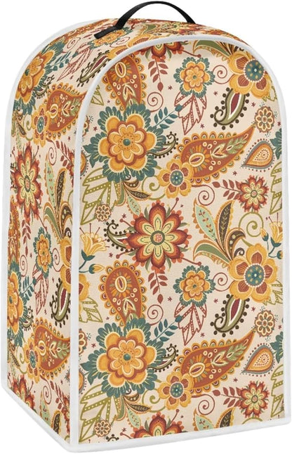 Boho Blender Protective Cover Kitchen Blender Dust Cover Reusable Food Processor Dust Covers Universal Kitchen Appliance Cloth Protector Fall Tabletop Decor Gift for Friends