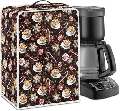 Mumeson Coffee Maker Cover, Dust Protection, Waterproof, Polyester, Coffee66