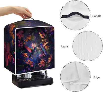 Hummingbird Dust Proof Cover for Coffee Maker Galaxy Coffee Machine Protector Washable Heat Resistant