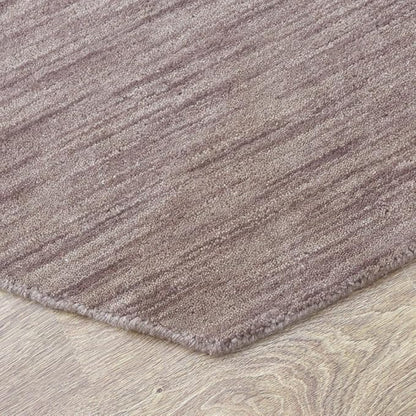 Hand Knotted Loom Wool ECO-Friendly Area Rugs - 10'x10', Octagon, Light Brown Color, Solid Plain Design, High Pile Thick Handmade Anti Skid Rugs for Living Room (L00111)