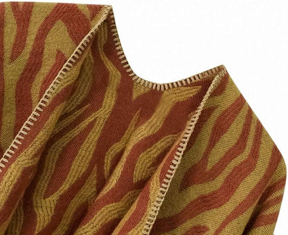 Women's Vintage Pattern Open Front Poncho Cape Shawl Winter Shawl Wraps
