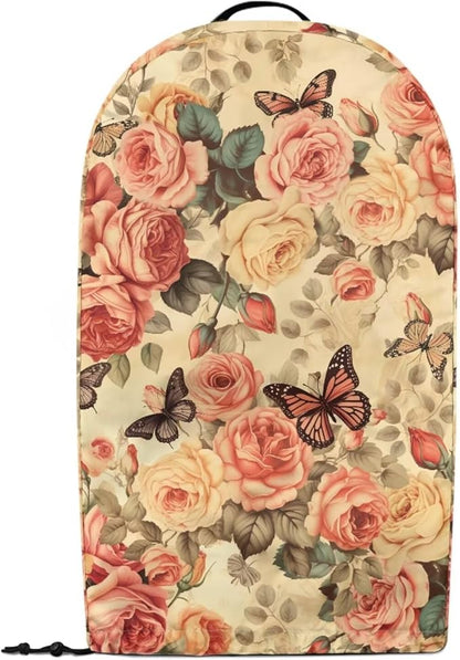 Retro Roses Butterflies Blender Cover Kitchen Coffee Maker Cover Dust Protection Romantic Home Decor for Blender Food Processor juicer Easy to Install Kitchen Appliance Cloth Cover
