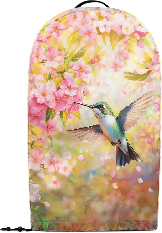 Birds Flower Blender Dust Cover Stand Mixer or Coffee Maker Appliance Covers with Drawstring Anti Fingerprint Polyester Dust Stain Resistant Blender Cover for Home Kitchen