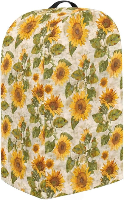 Sunflowers Patterns Blender Dust Cover Food Processor Cover Kitchen Machine Appliance Covers for Kitchen Counter Blender Covers for Home Decor