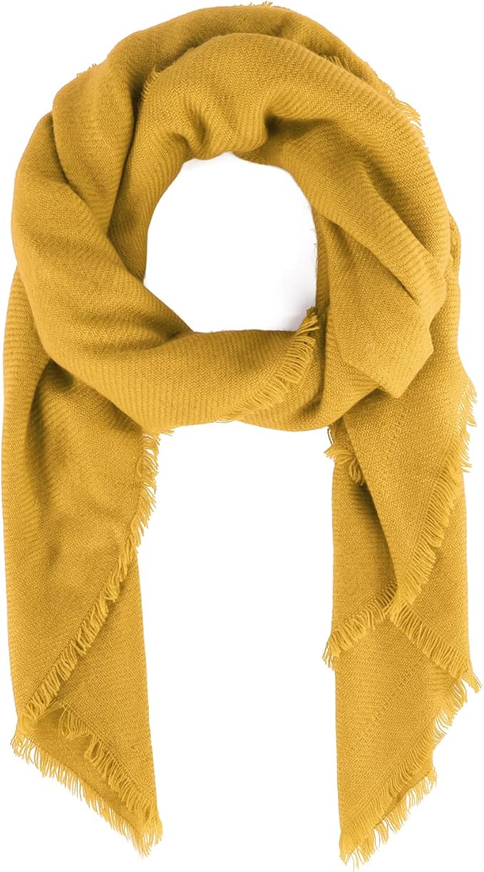 American Trends Women's Cozy Warm Winter Fall Blanket Scarf Stylish Soft Chunky Checked Giant Scarves Shawls