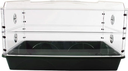 EarlyGrow 93807 Domed Propagator, 2 Height Extenders, Green