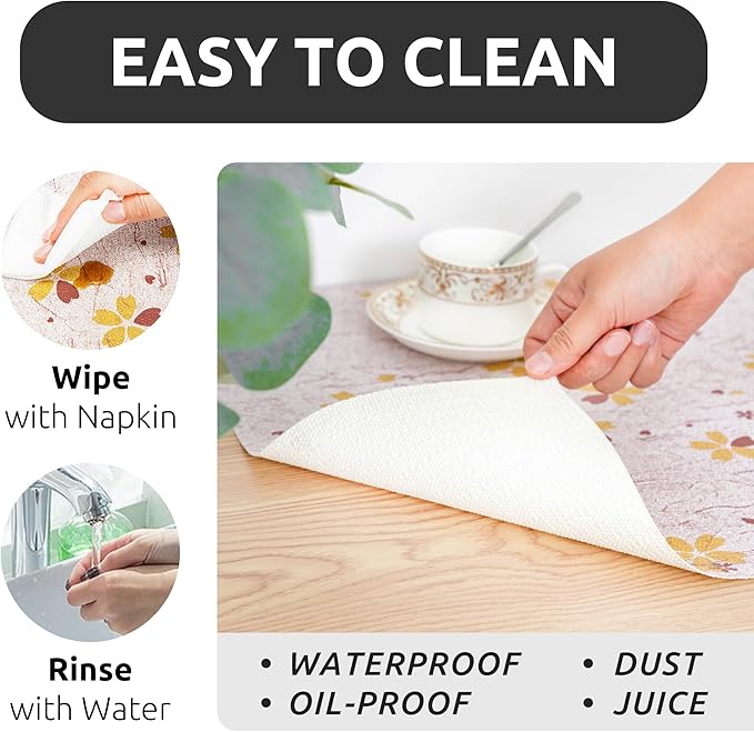 RAY STAR 12X120 Inch Shelf Liner for Kitchen Cabinets, Non-Adhesive Cabinet Liner Washable, PVC Drawer Liner for Dresser Non-Slip Bathroom (Yellow-Floral)(5 Roll)