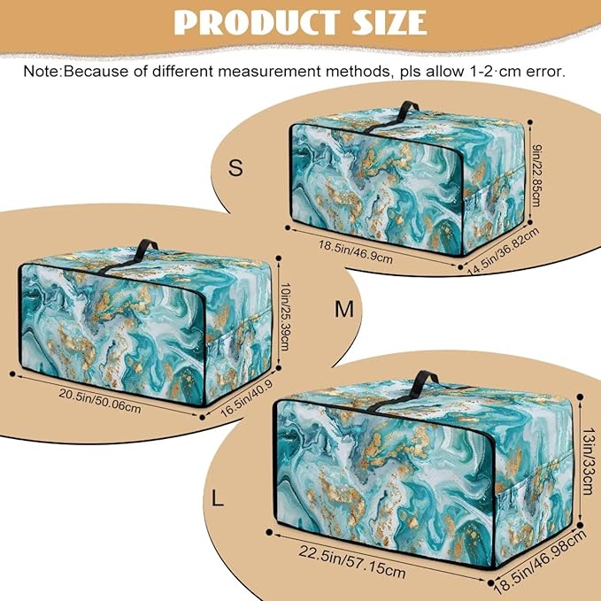Convection Toaster Oven Dust Cover Washable Fabric Electric Appliance Protector, Easy to Clean Microwave and Convection Oven Dustproof Covers, M, Tea Gold Marble