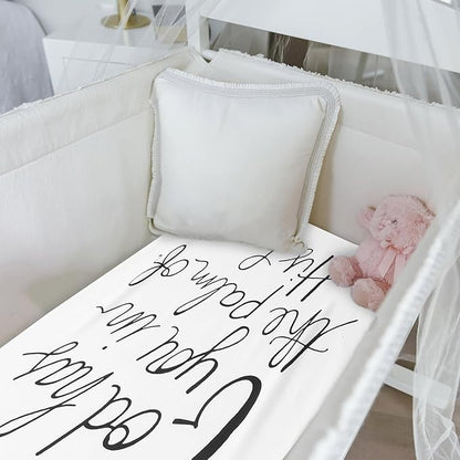 Elastic Fitted Bassinet Sheet for Boys and Soft Breathable Jersey Cradle Mattress Cover with Chic Pattern Comfortable and Protective Bedding for Newborns