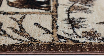 Cabin Style Area Rug Runner 2 Feet 2 Inch X 7 Feet 2 Inch Design L-362