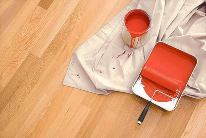 ZUPERIA Canvas Drop Cloth for Painting (Size 4' x 15' Feet Pack of 4) Painters Drop Cloth for Painting, Furniture & Floor Protection All Purpose Thick Canvas tarp with Double Stitched Edges