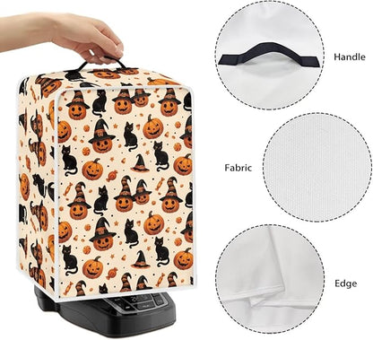 Halloween Coffee Maker Cover, Universal Waterproof Dustproof Coffee Machine Protector for Small Kitchen Appliance