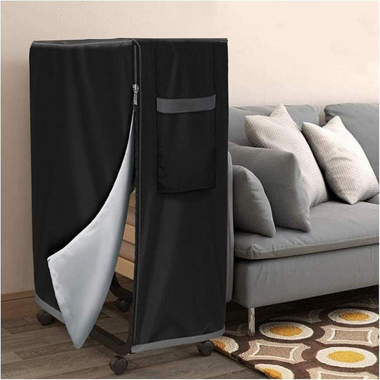 Rollaway Bed Cover, Waterproof and Dustproof Folding Bed Storage Cover, Portable Universal Fits Twin Size 38-Inch Beds (L: 39"L x 15"W x 44.8"H)