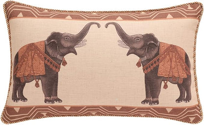 patdrea Floral Linen Decorative Throw Pillow Covers Set Soft Durable Cushion Cases Pillowcase for Couch Bedroom Car Living Room 12"x 20"