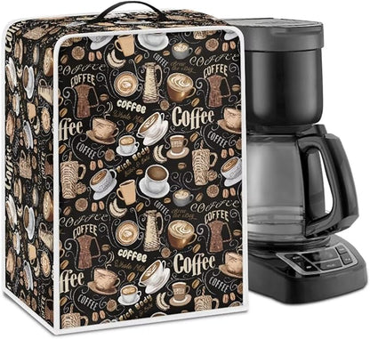 Coffee Maker Cover for Kitchen Counter, Washable Foldable Kitchen Appliance Covers
