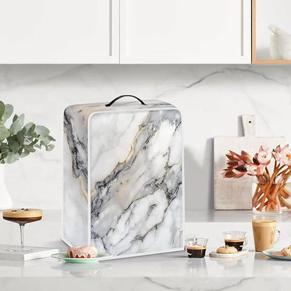 Marble Coffee Maker Cover for Kitchen with Handle Blender Mixer Juice Machine Protector Waterproof