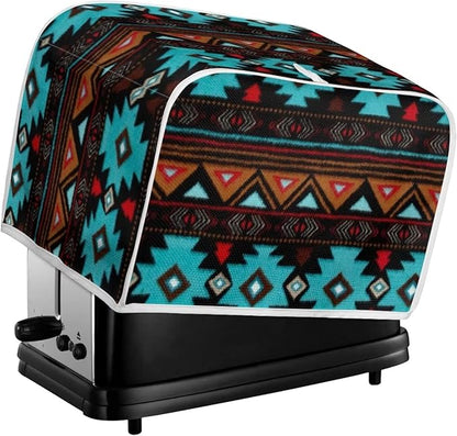 ZFRXIGN Tribal Aztec Toaster Cover 4 Slice Small Kitchen Appliance Cover Reusable Toaster Bag Microwave Oven Dust Cover Home Decorative Accessories Boho Southwestern